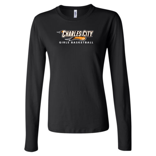 Women's Long Sleeve Jersey Tee w/ Back Name Option Thumbnail