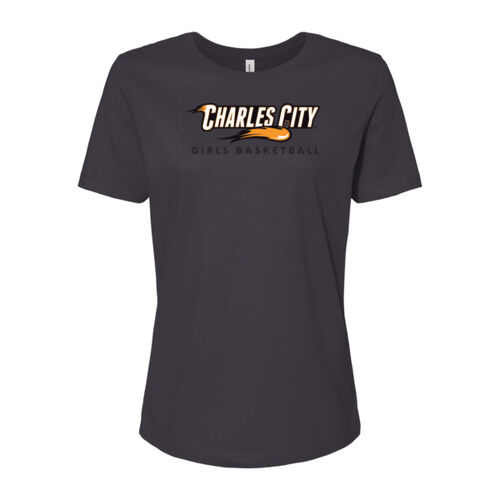 Women's Relaxed Short Sleeve Jersey Tee w/ Back Name Option Thumbnail